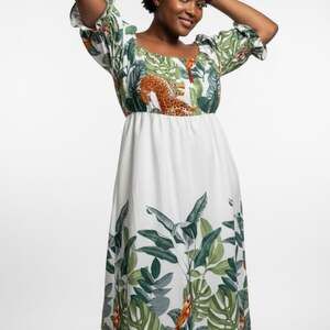 Tribal Print Maxi Dress size Large